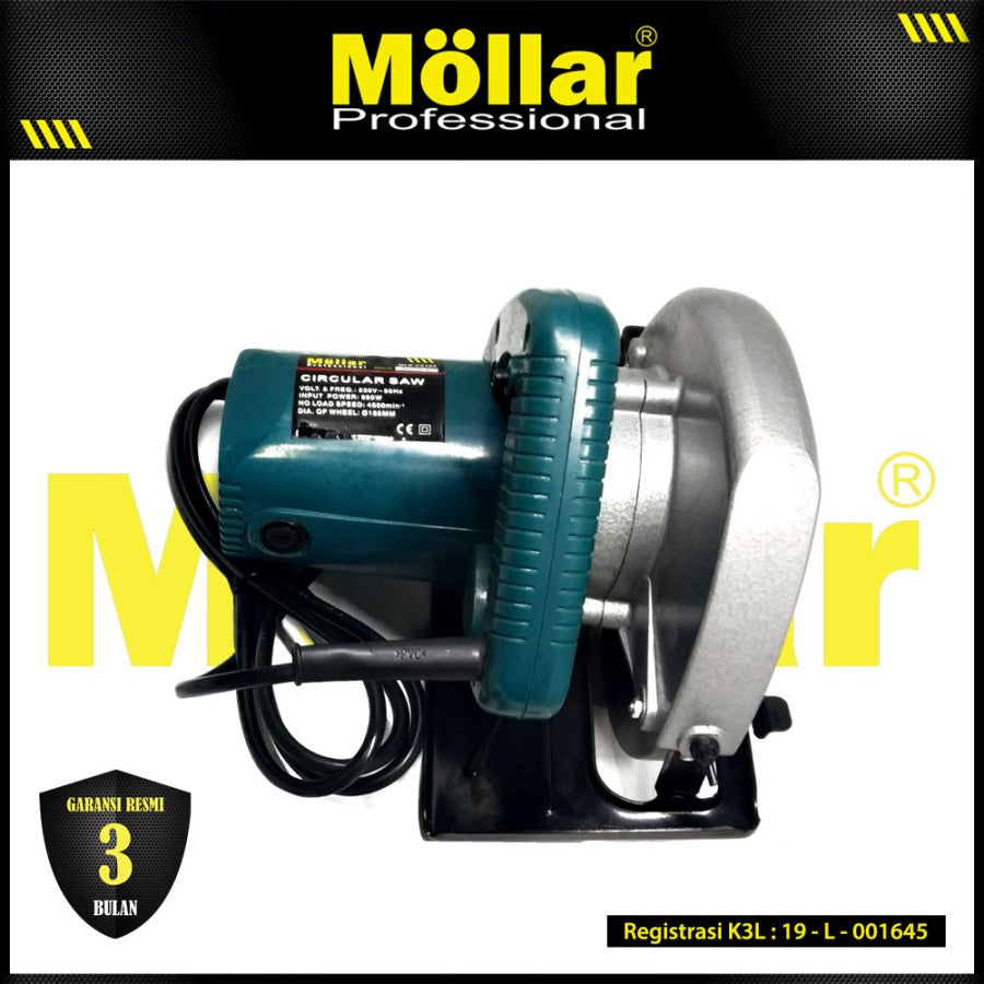 MOLLAR CS185 Mesin Gergaji Potong Kayu Circular Saw 950 Watt