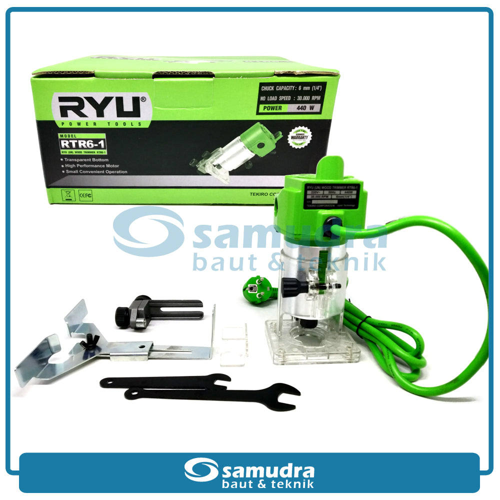 RYU RTR6-1 Mesin Profil Kayu Listrik 6 mm / Wood Trimmer