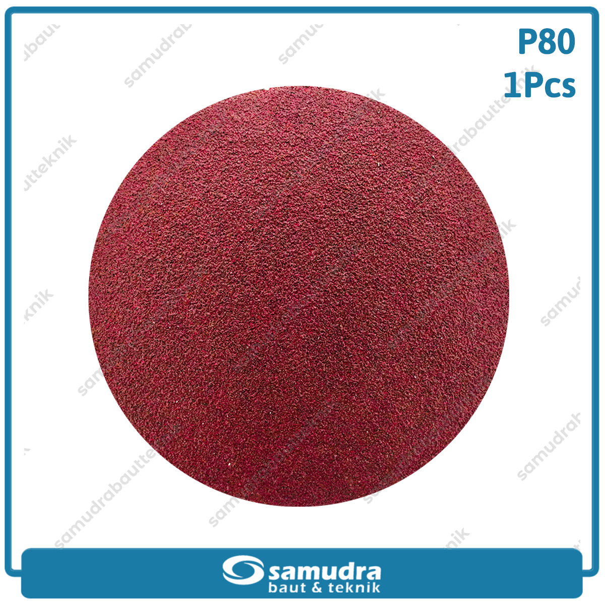 MST MST-YF-VS-408 Amplas Velcro Bulat No. 80 Mesin Gerinda 4"