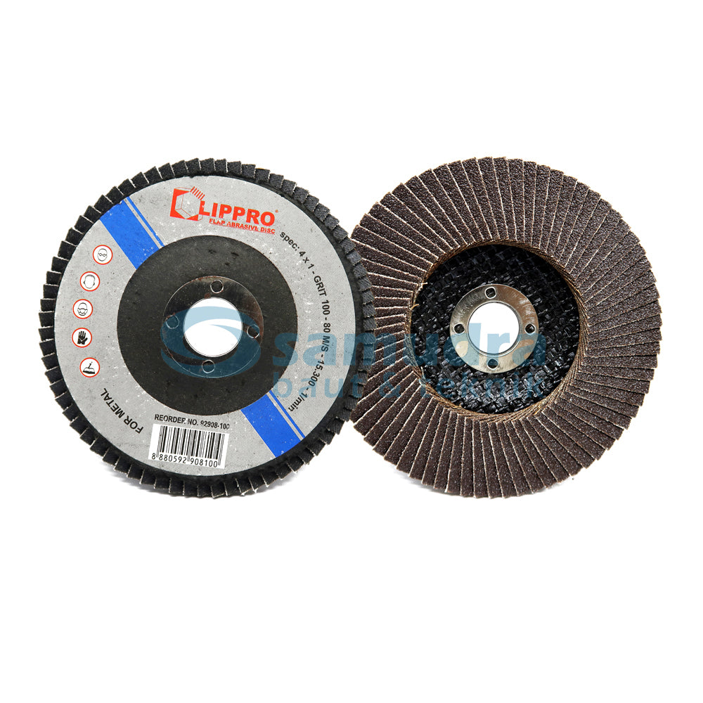 LIPPRO 92908-100 Amplas Susun No. 100 / Flap Disc