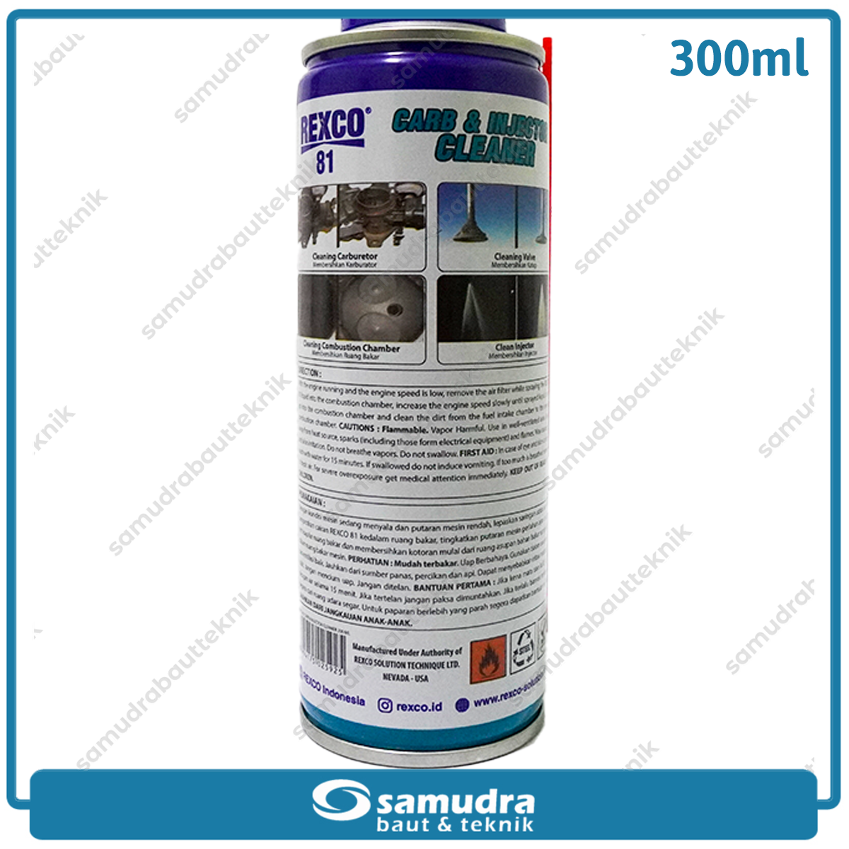 REXCO 81 Carb & Injector Cleaner 300 ml