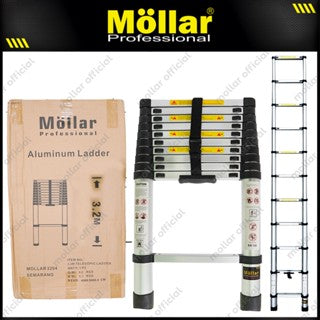 MOLLAR Tangga Teleskopik 3.2 meter / Single Telescopic Ladder
