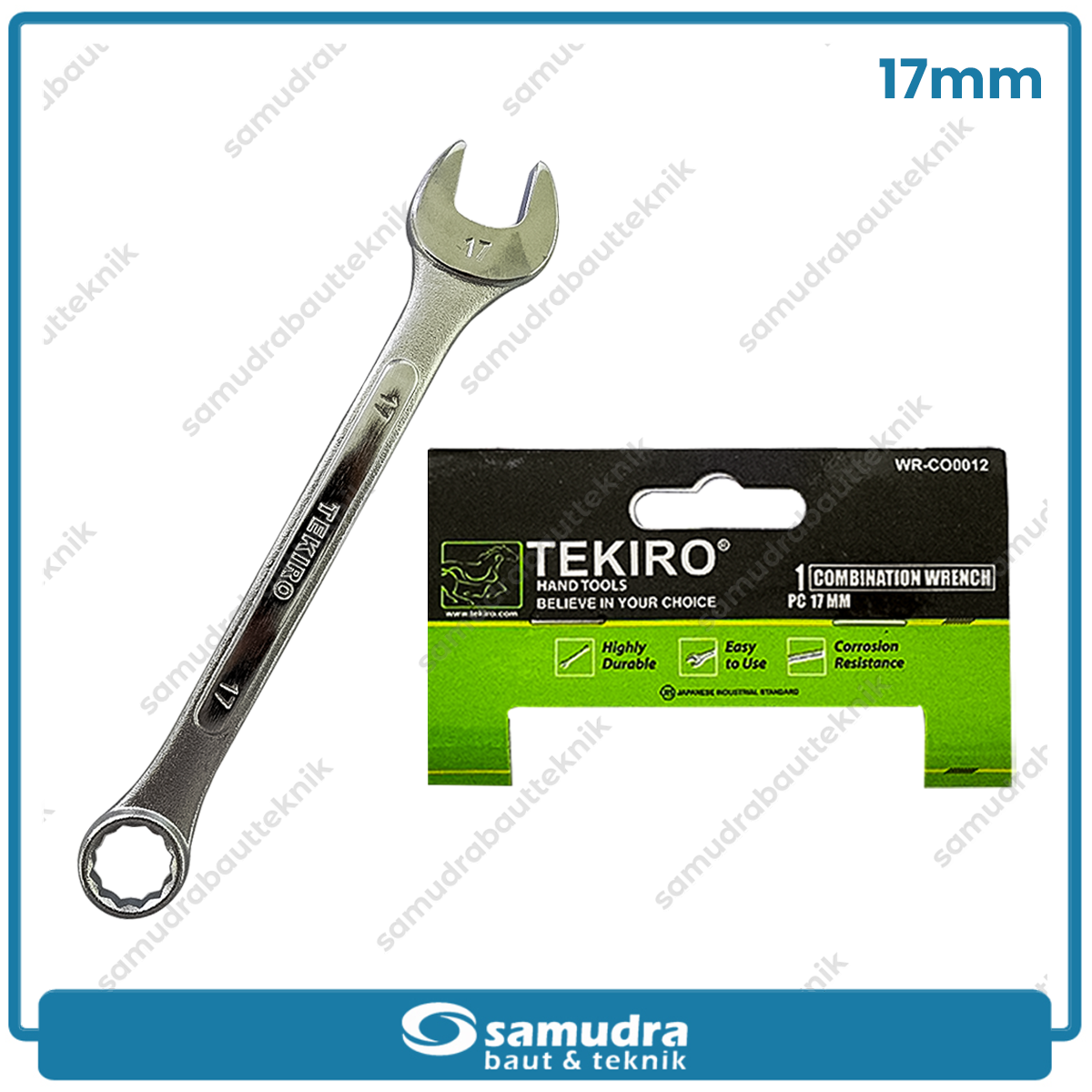 TEKIRO WR-CO0012 Kunci Ring Pas 17 mm