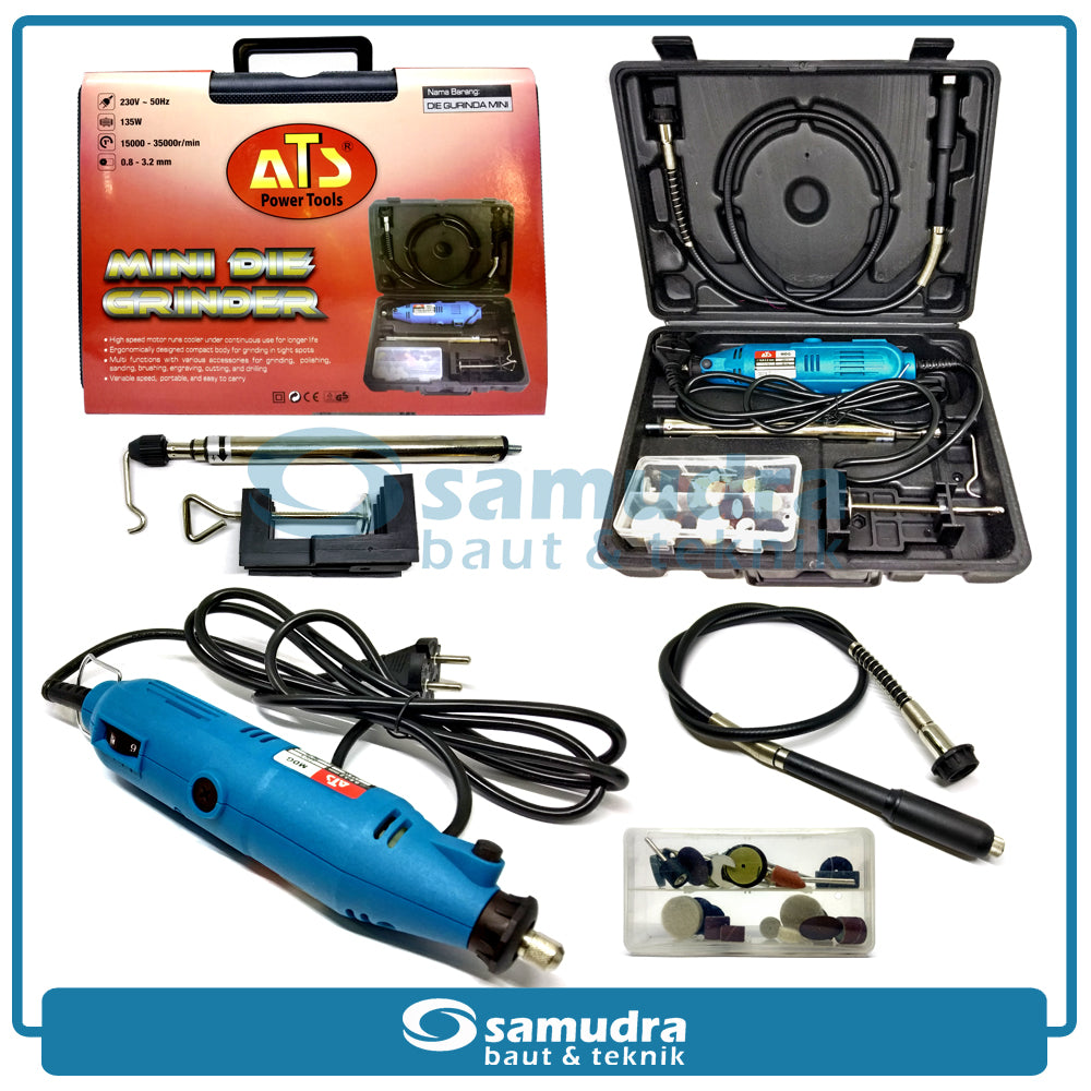 ATS Mesin Mini Grinder Set 40 pcs Box Plastik
