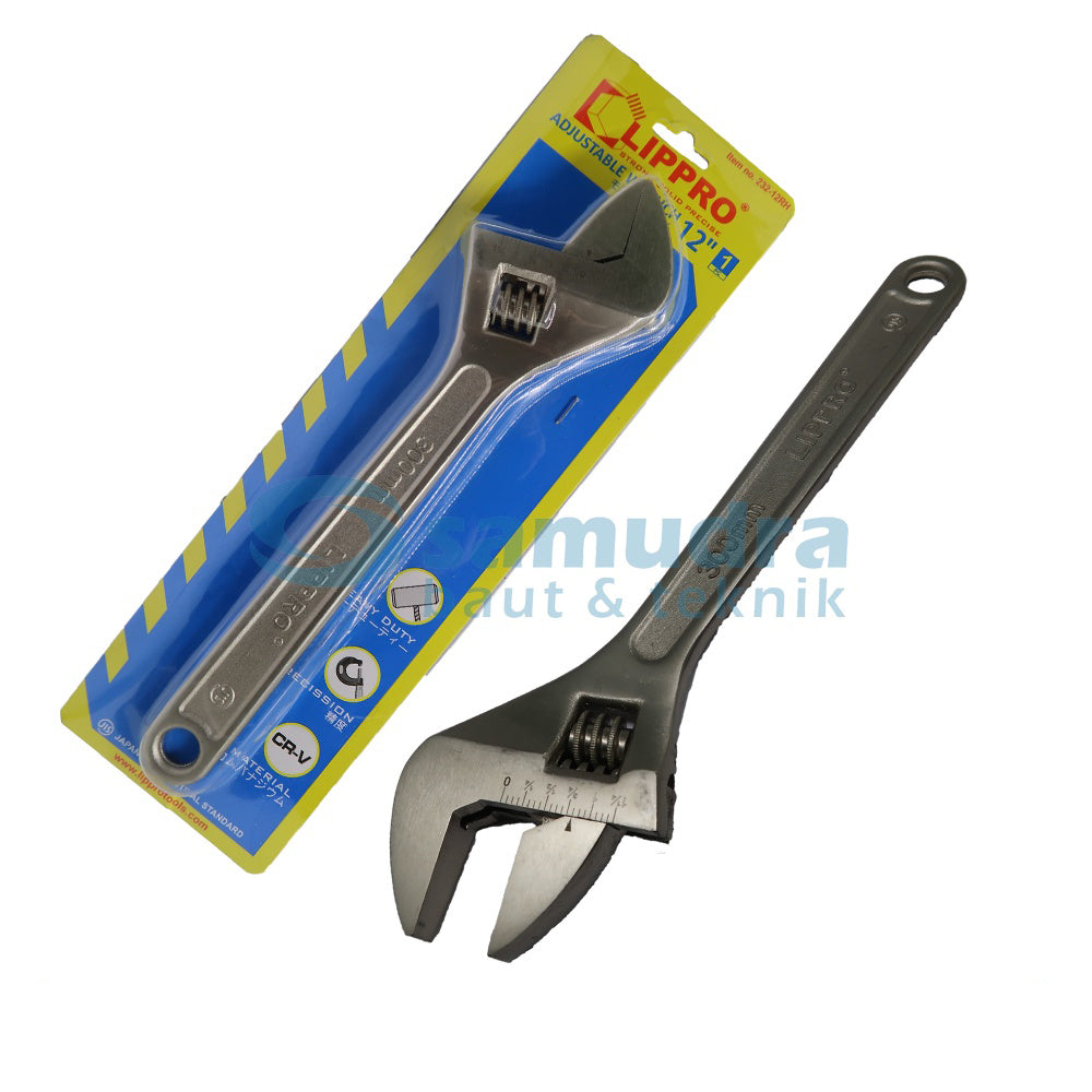 LIPPRO 232-12RH Kunci Bago 12" Ekonomis / Kunci Inggris Tipe Baru