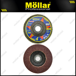 MOLLAR Flap Disc Grit 100 Mata Gerinda Amplas Besi - Satuan