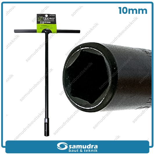 TEKIRO WR-TT0234 Kunci Sok T Hitam 10 mm
