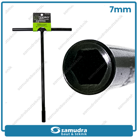 TEKIRO WR-TT0231 Kunci Sok T Hitam 7 mm