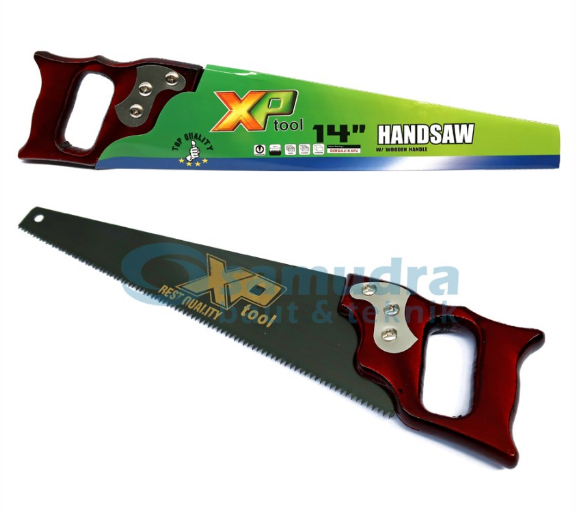XPTOOL Gergaji Tangan Gagang Kayu Model D 14"