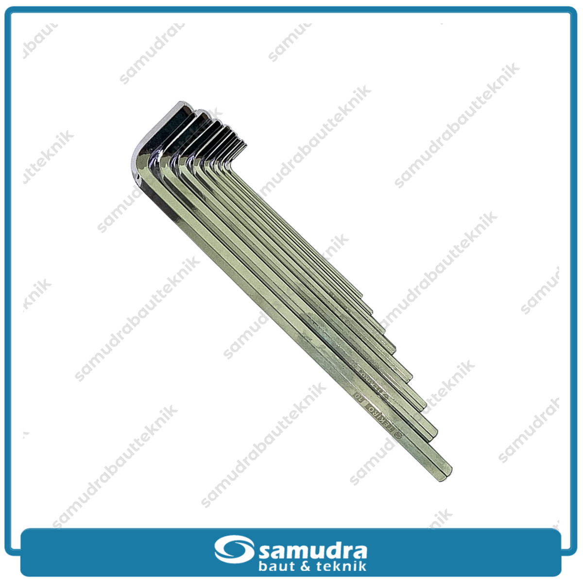 TEKIRO HK-LS1200 Kunci L Set Panjang Flat 8 Pcs 2-10 mm