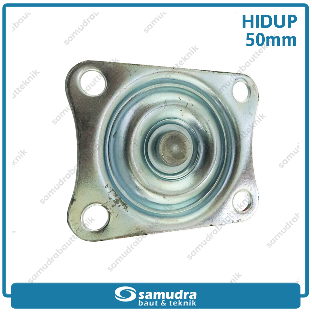 XANDER RODA-429 Roda PU Merah Hidup 2" XD-191-50mm - Satuan
