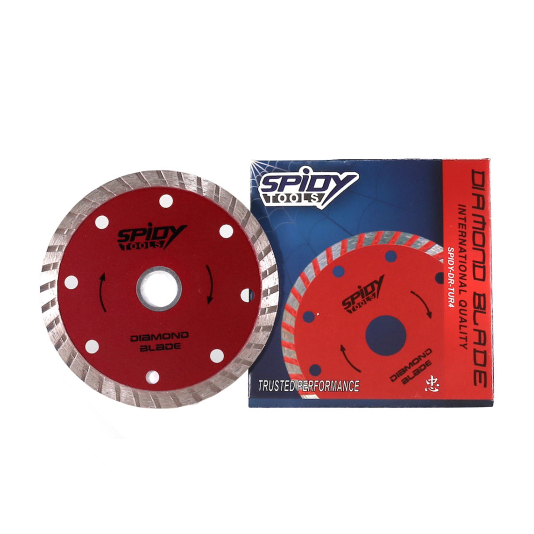 SPIDY SPIDY-DR-TUR4 Mata Potong Keramik Turbo 4" / Diamond Wheel