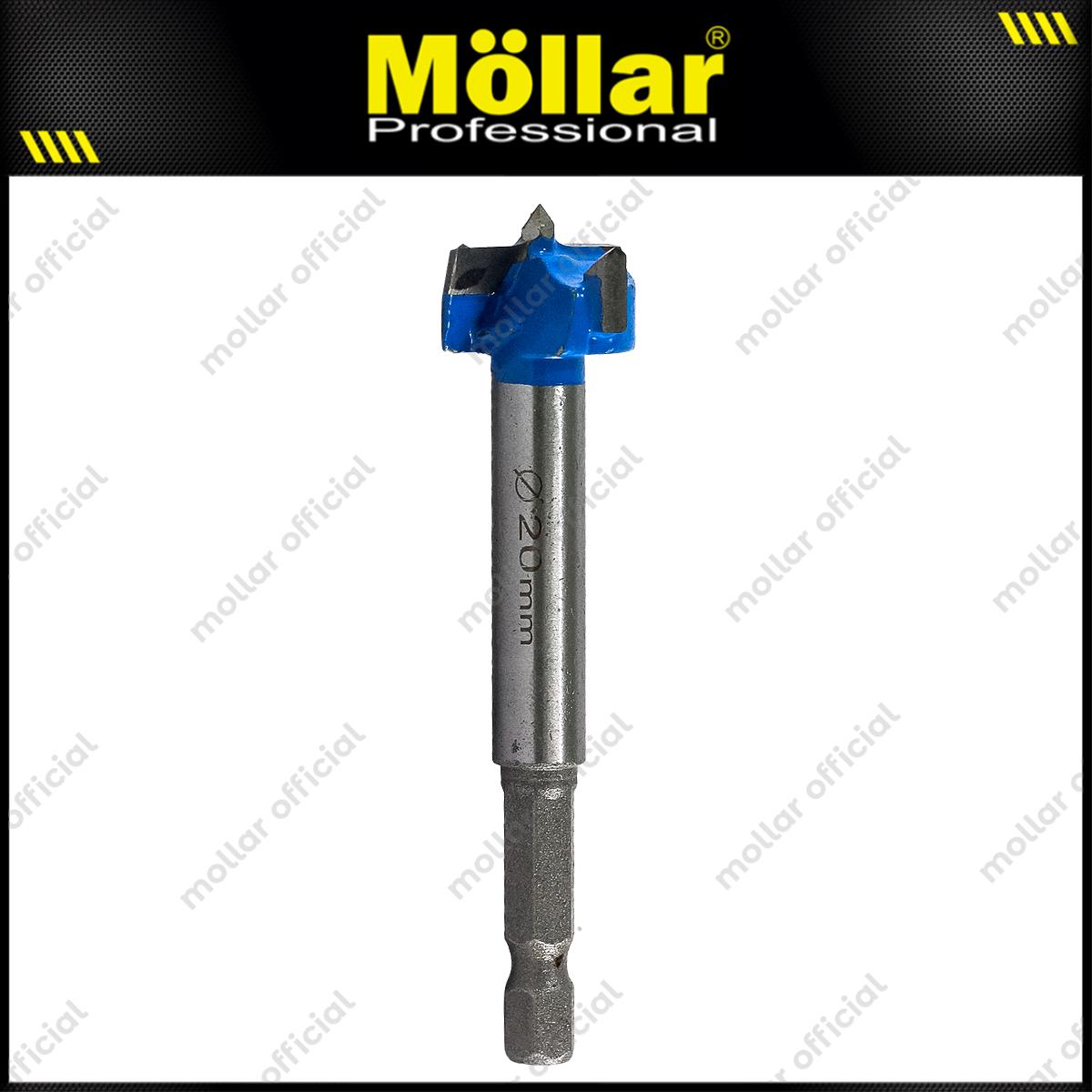 BISON D80981 Mata Bor Kayu Engsel Sendok 20 mm / Forstner Bit