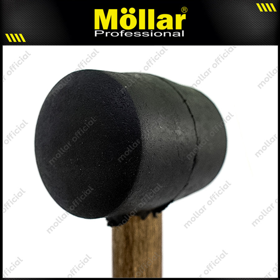 BLITZ Palu Karet Gagang Kayu 8 oz