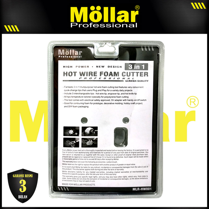 MOLLAR EFC31 Alat Potong Gabus Listrik / Styrofoam Wire Cutter