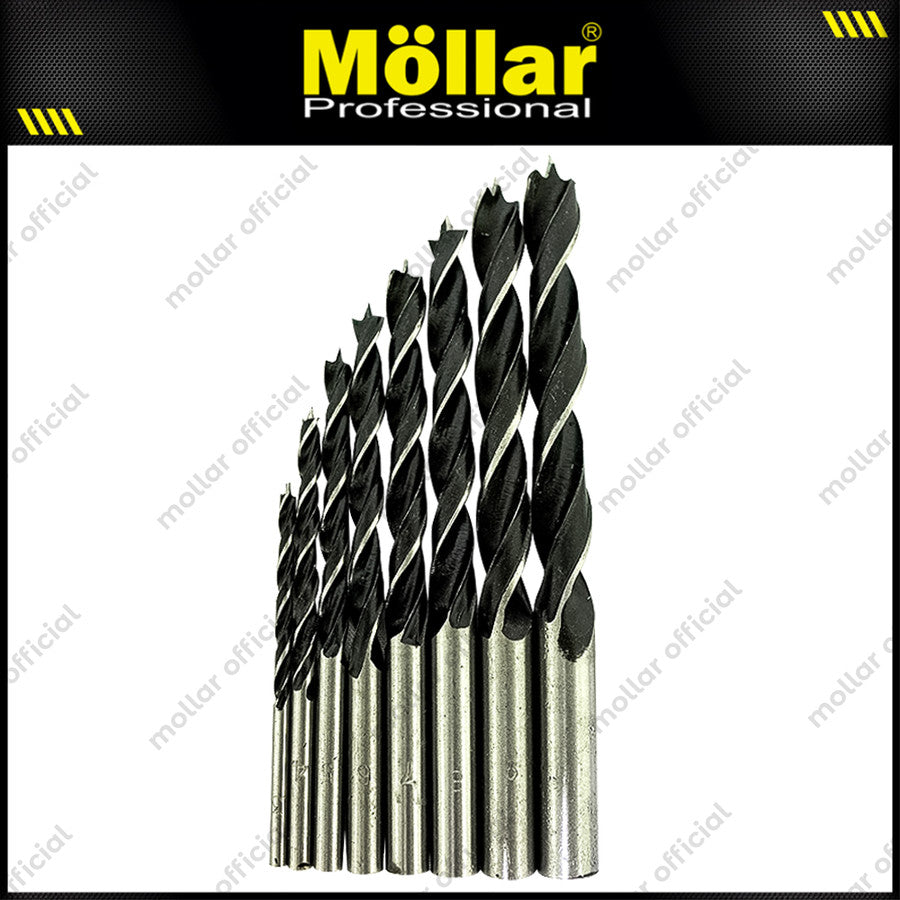 BISON Mata Bor Kayu Set 8 pcs (3-10 mm)