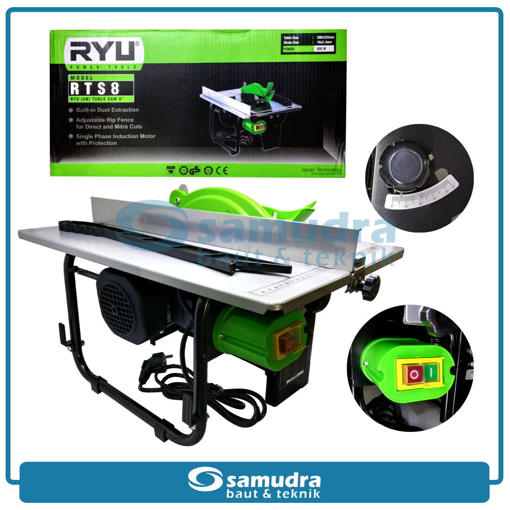 RYU RTS8 Mesin Gergaji Meja 8" / Table Saw 8"