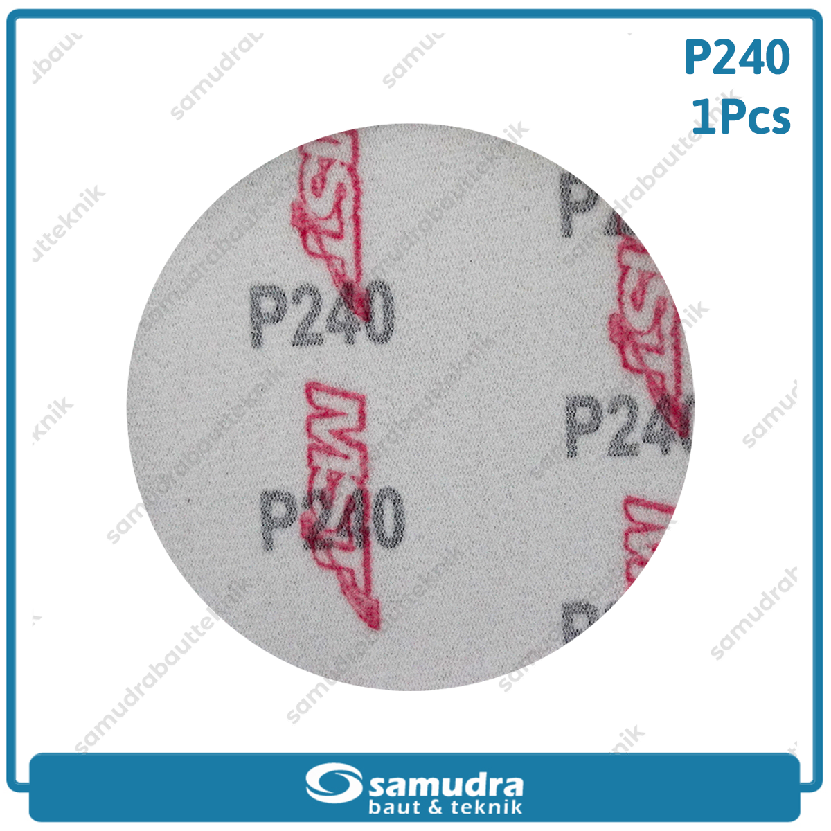 MST MST-YF-VS-424 Amplas Velcro Bulat No. 240 Mesin Gerinda 4"