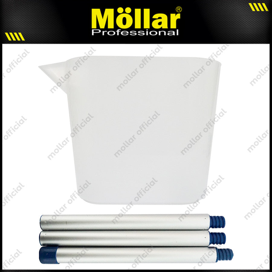 MOLLAR PTR6 Kuas Rol Cat Tembok Set 6 Pcs / Paint Runner Pintar Facil