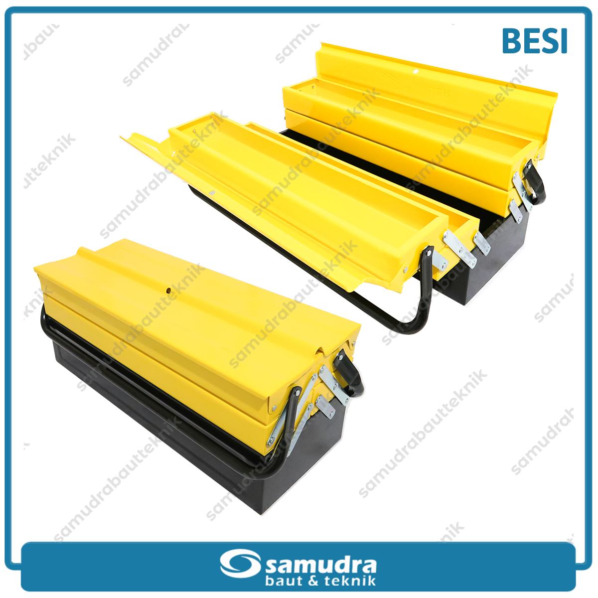 XANDER TOOL-147 Tool Box Besi 3 Susun (Kuning Hitam)