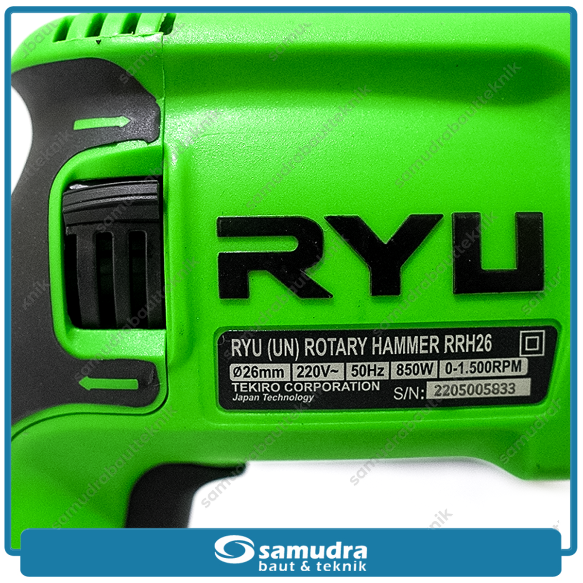 RYU RRH26 Mesin Bor Bobok SDS Plus 26 mm / Rotary Hammer
