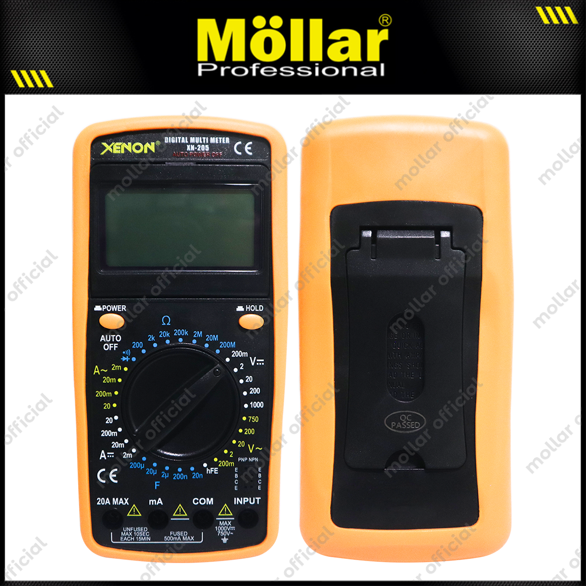 XENON 205 Multitester Digital Clamp Meter