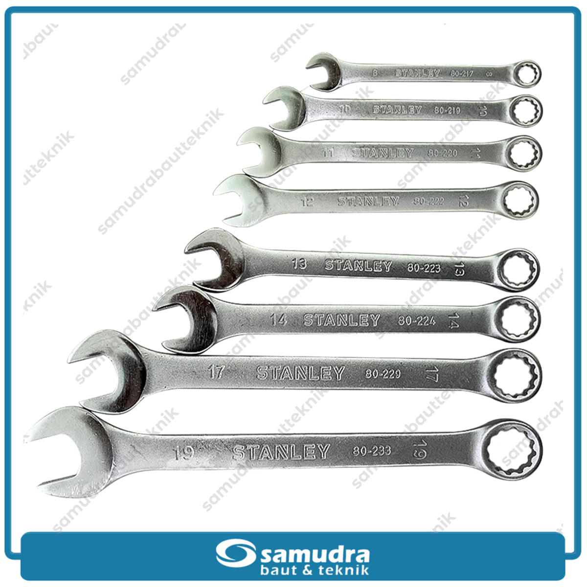 STANLEY STMT78099-8 Kunci Ring Pas Set 8 Pcs (8-19 mm)
