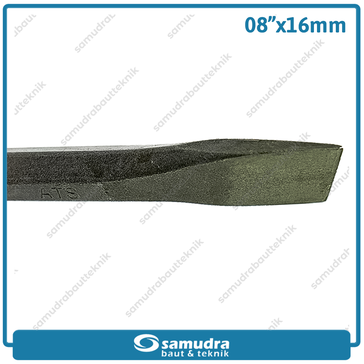 ATS Pahat Beton Gagang Karet Flat 8"