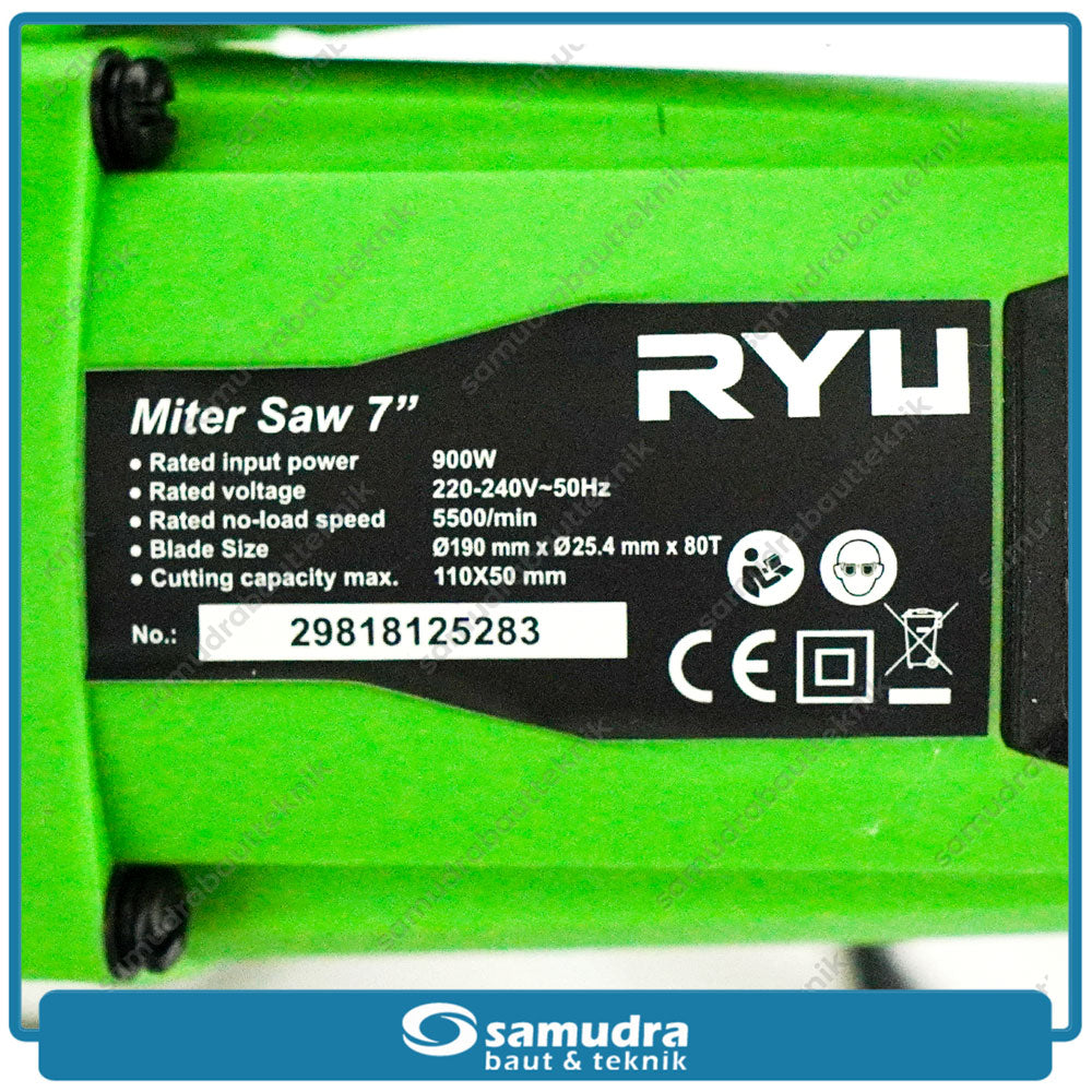 RYU RMS180 Mesin Gergaji Pigura 7" / Miter Saw 7"