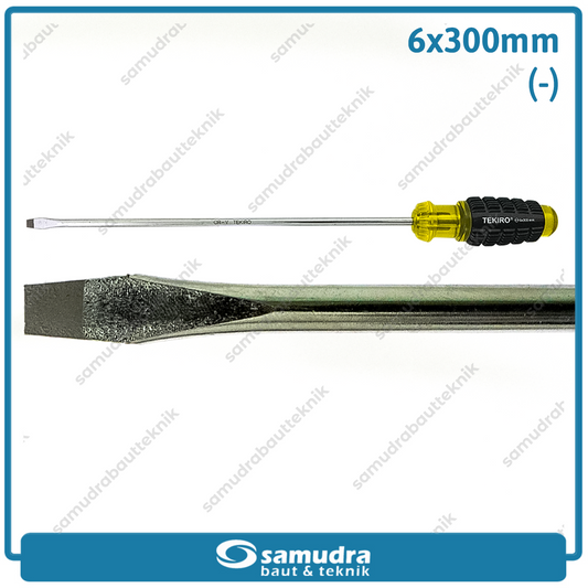 TEKIRO SD-CG0865 Obeng Gagang Karet 12" Minus SL6