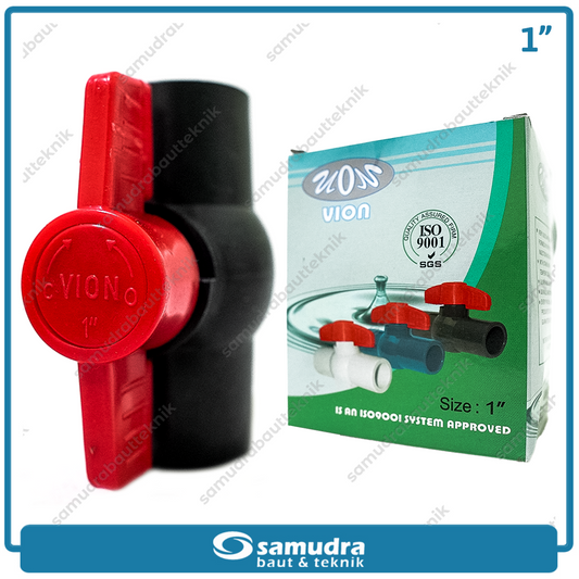 VION Polos Stop Kran Plastik 1" / Ball Valve PVC