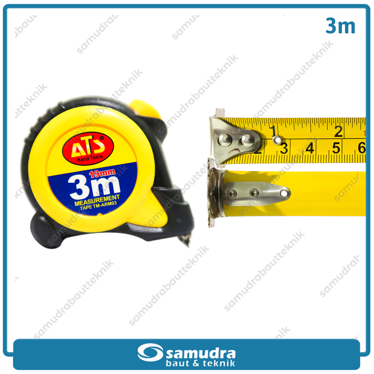 ATS Meteran Auto Lock 3 meter x 19 mm