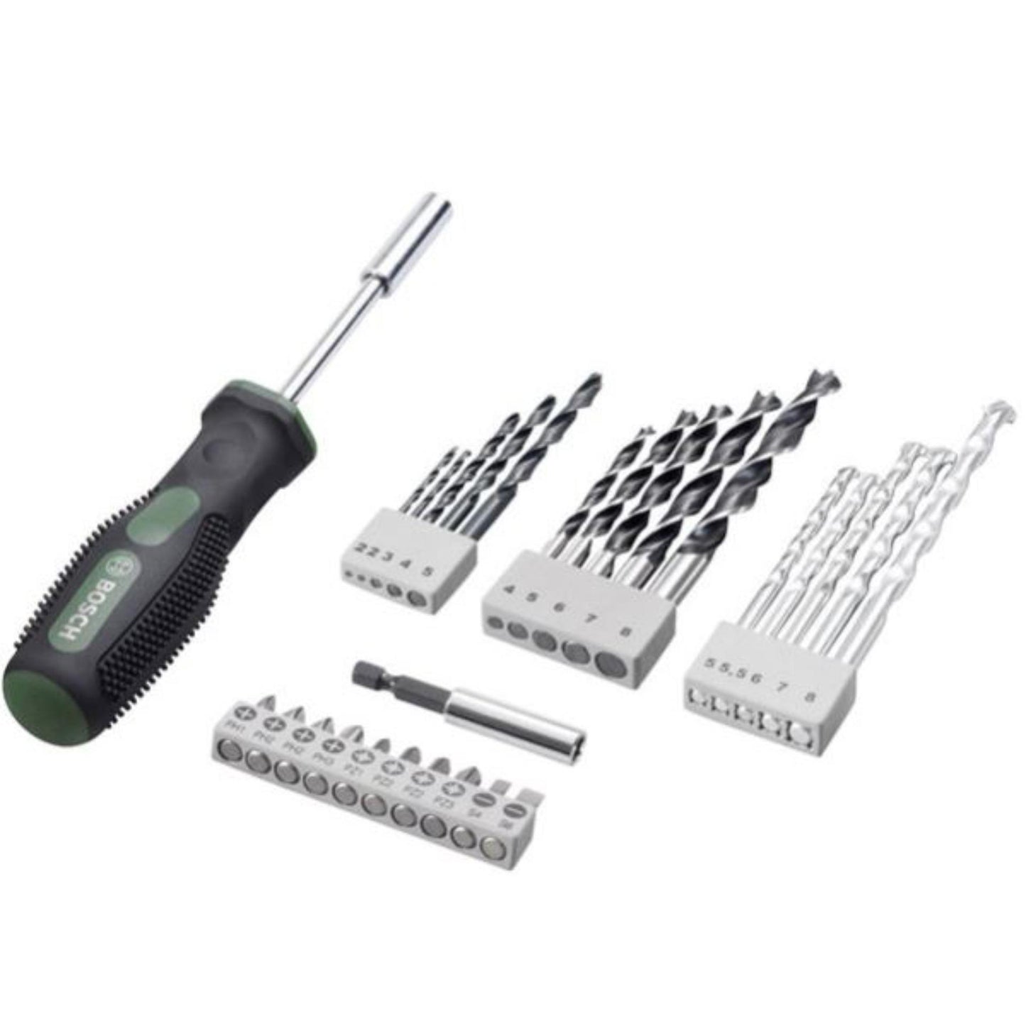 BOSCH 2607017201 Mata Bor Set Kombinasi Set 27 pcs X-Line & Obeng Tangan