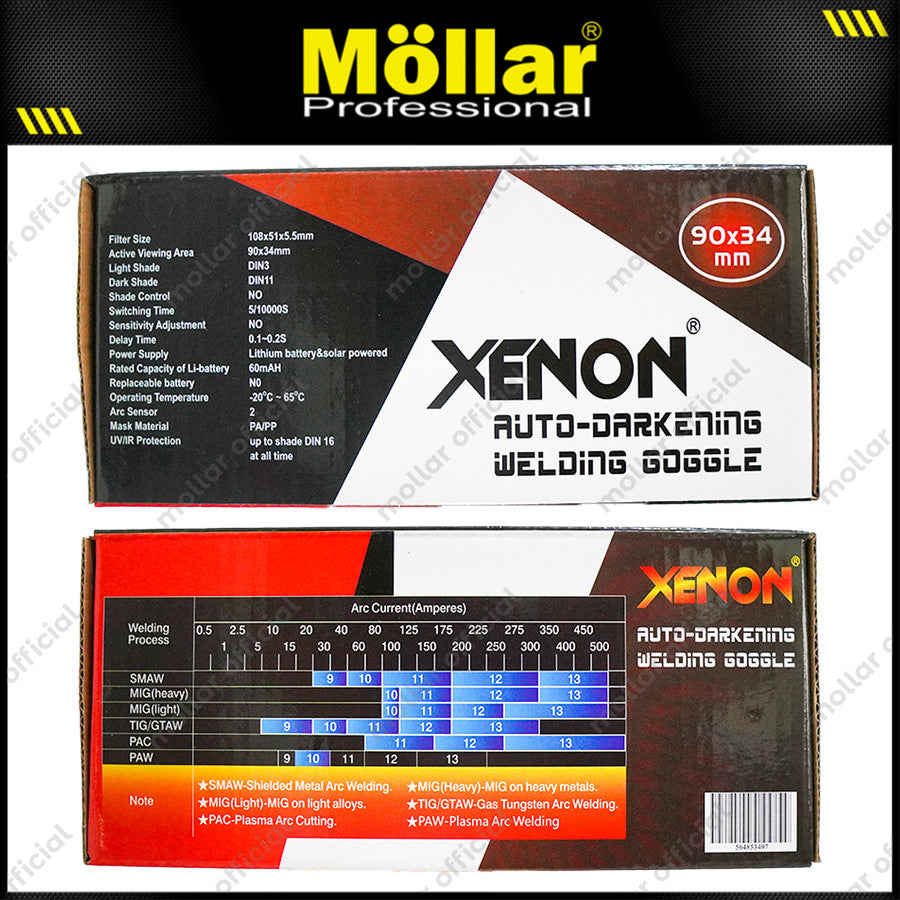 XENON Goggle Las Auto Darkening