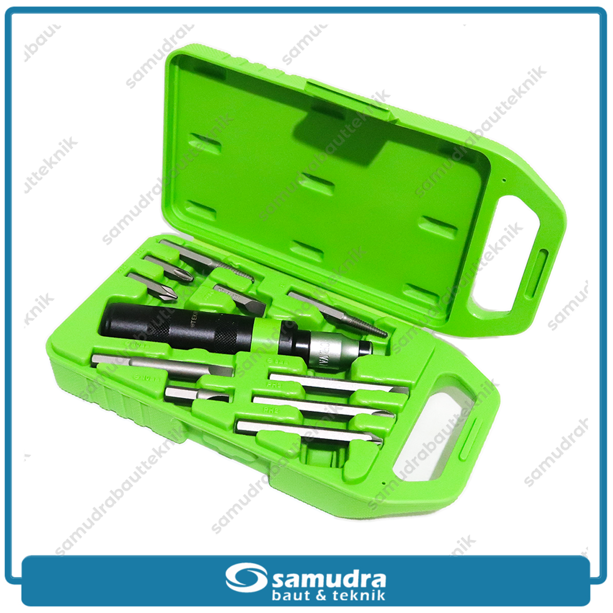 TEKIRO SD-IM0921 Obeng Ketok Set 11 pcs Box Plastik