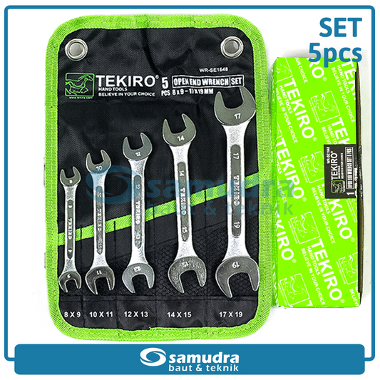 TEKIRO WR-SE1648 Kunci Pas Set 5 pcs (8-19 mm)