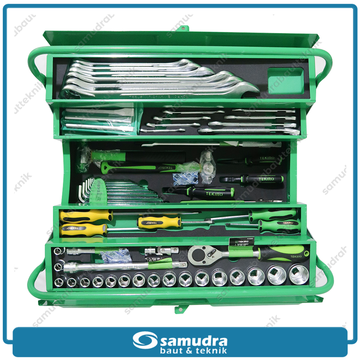 TEKIRO ST-TB1651 Tool Kit Set 66 pcs Box Besi