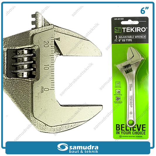 TEKIRO WR-AD1959 Kunci Bago 6" New Tipe EU / Kunci Inggris
