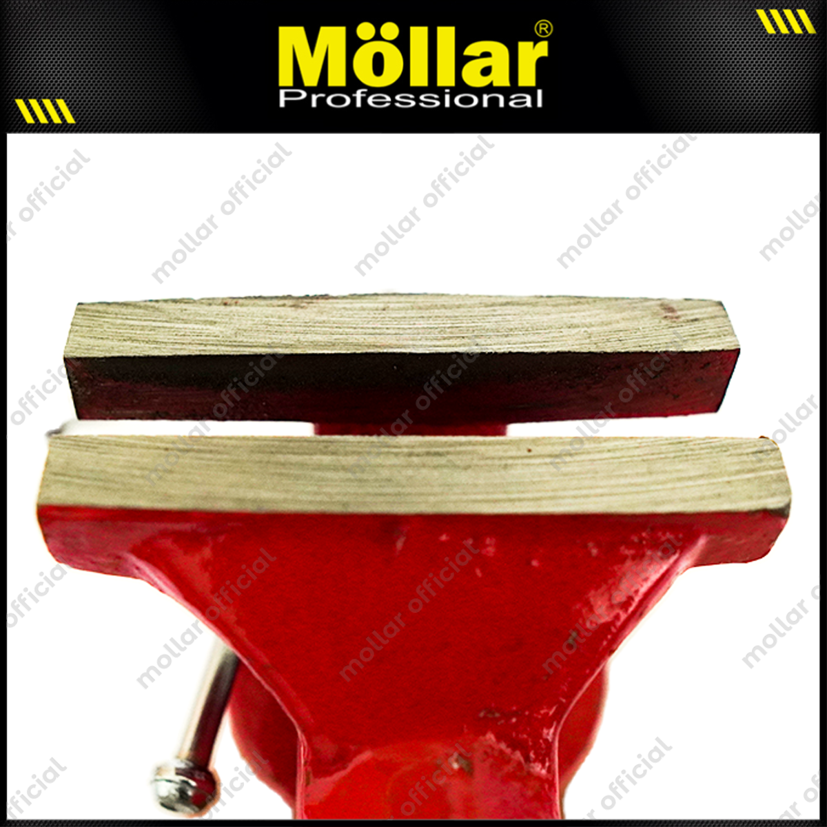 HDT Catok Meja Mini 75 mm / Tanggem Swivel Based Merah