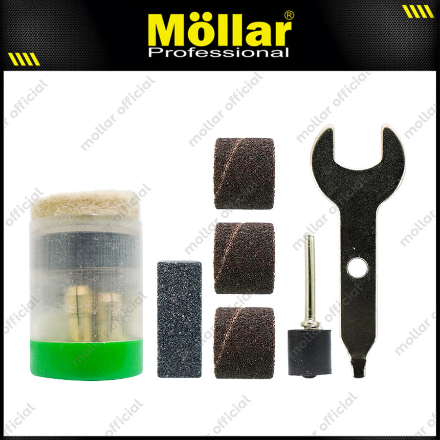 MOLLAR MG005B Mesin Mini Grinder Set 40 pcs Blister