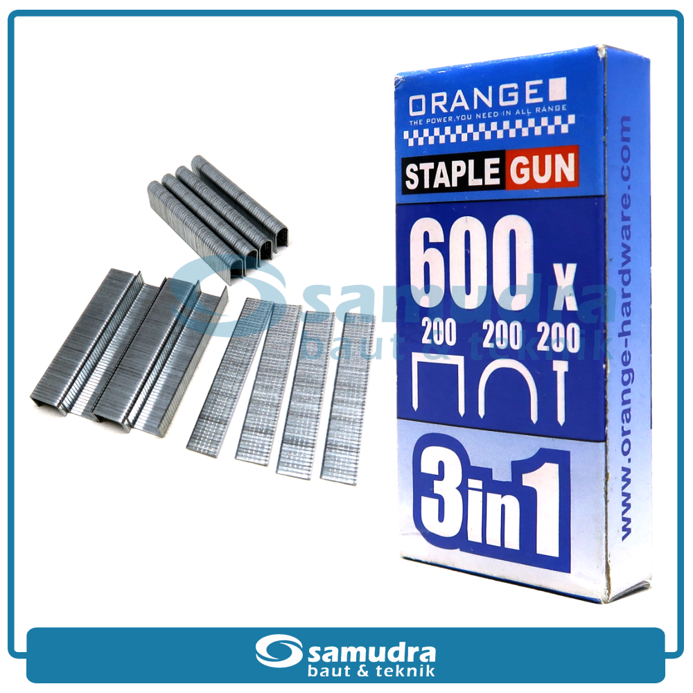 ORANGE 3 Way Isi Staples Tembak 3 in 1 600 pcs