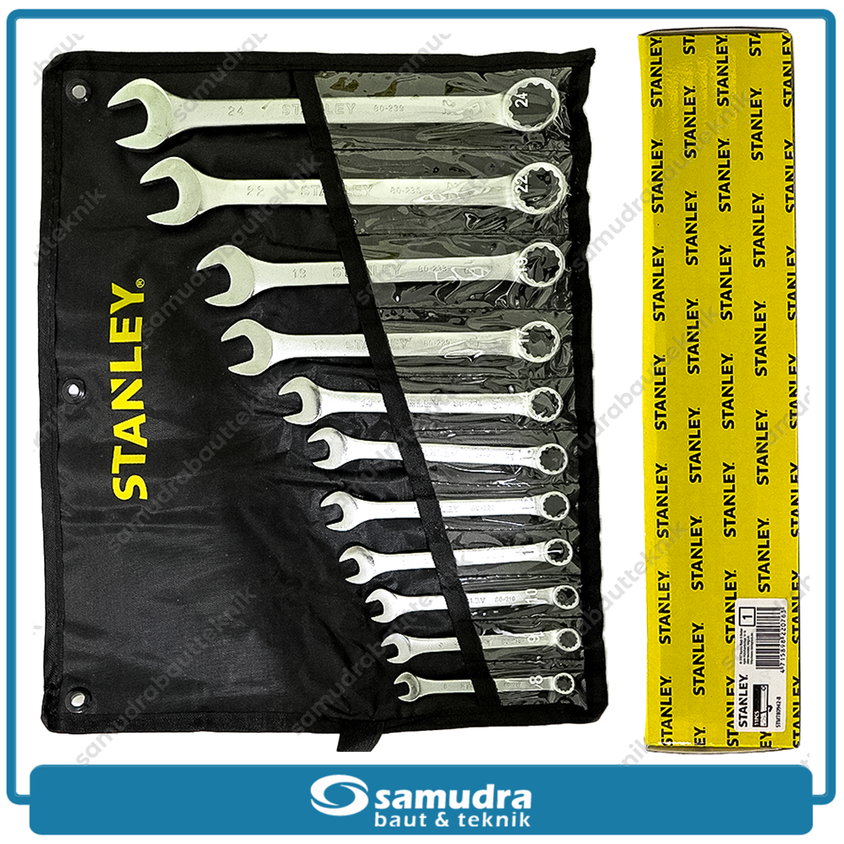 STANLEY STMT80942-8 Kunci Ring Pas Set 11 Pcs (8-24 mm)