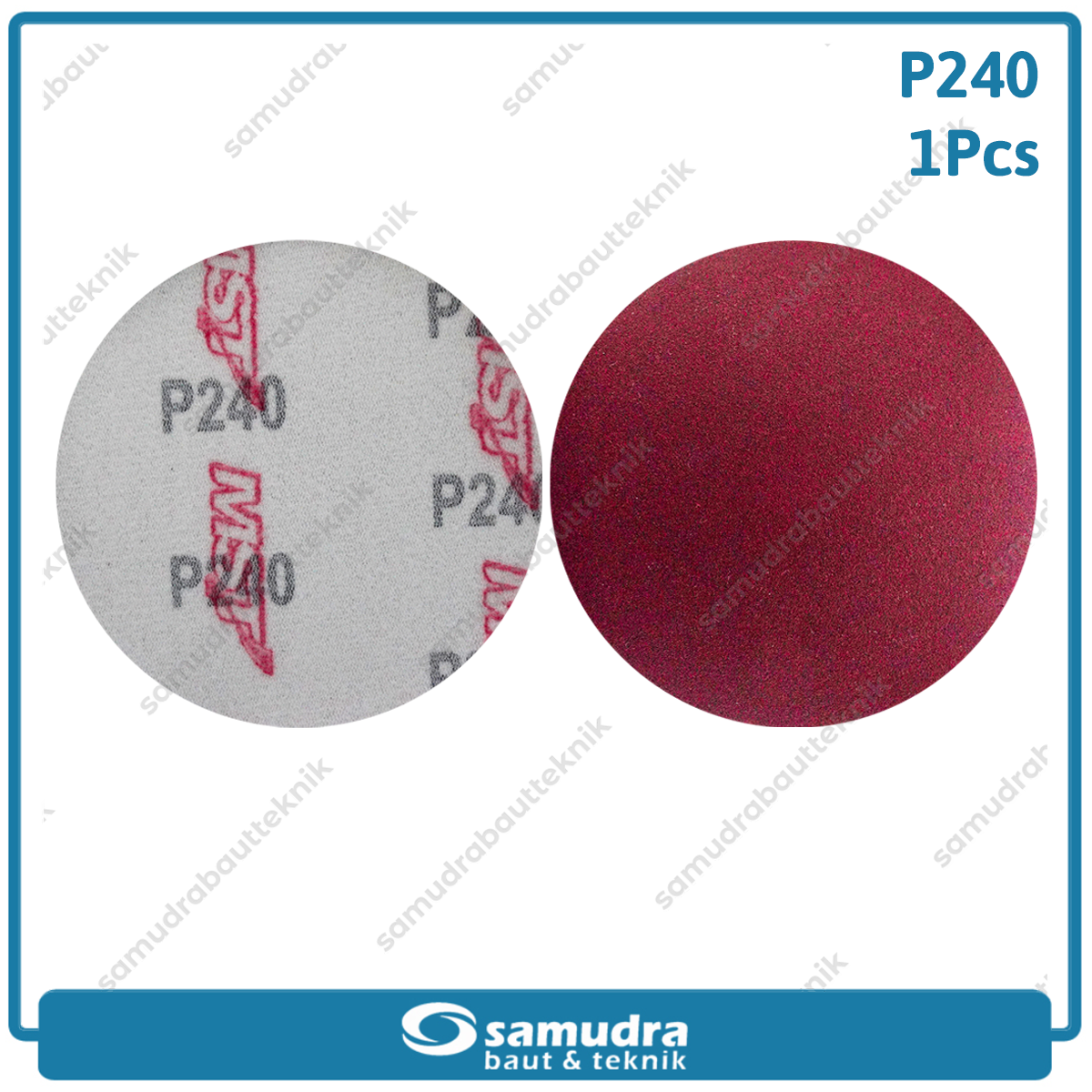 MST MST-YF-VS-424 Amplas Velcro Bulat No. 240 Mesin Gerinda 4"