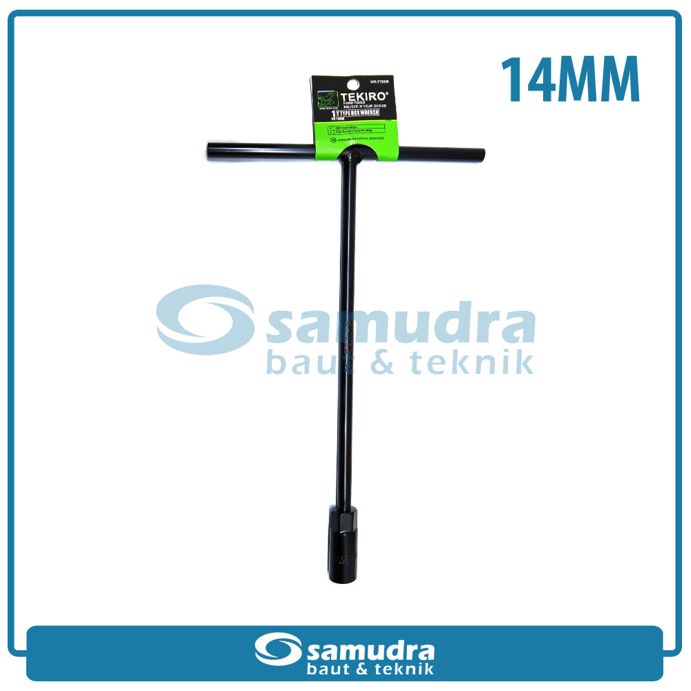 TEKIRO WR-TT0238 Kunci Sok T Hitam 14 mm