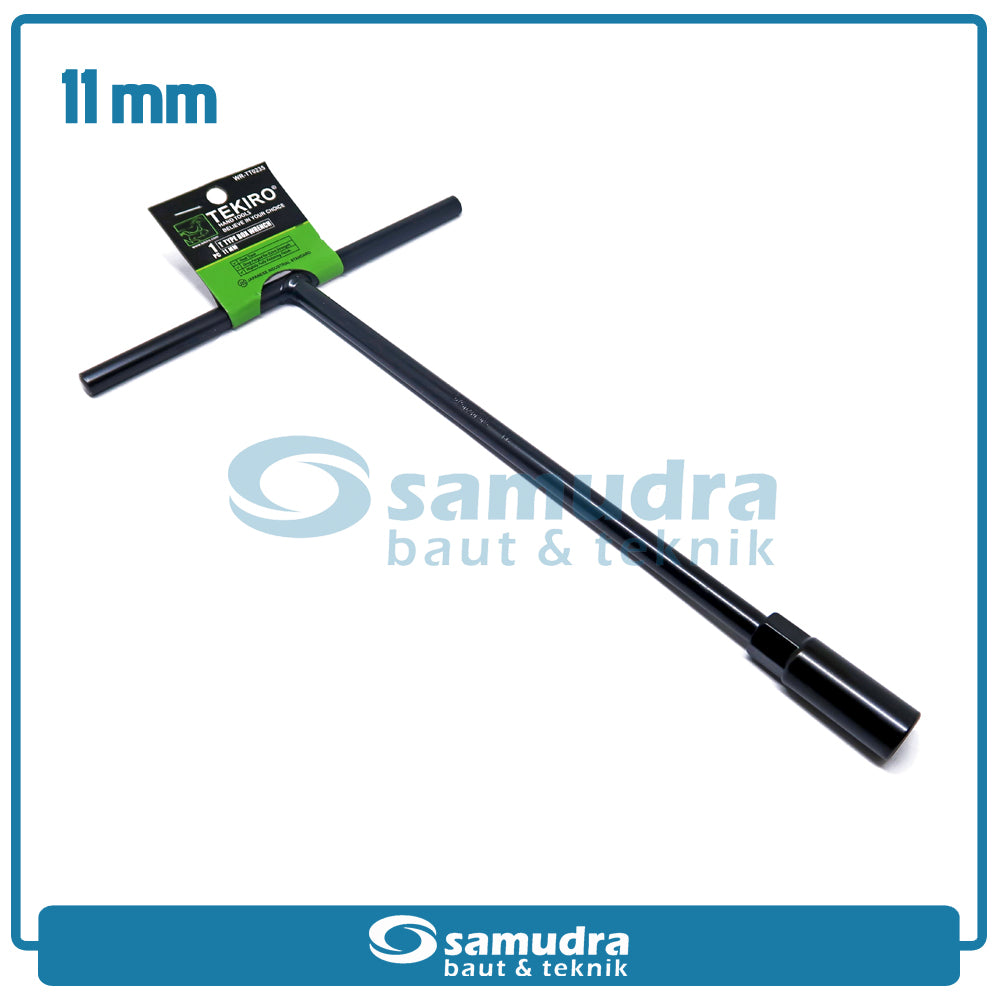 TEKIRO WR-TT0235 Kunci Sok T Hitam 11 mm