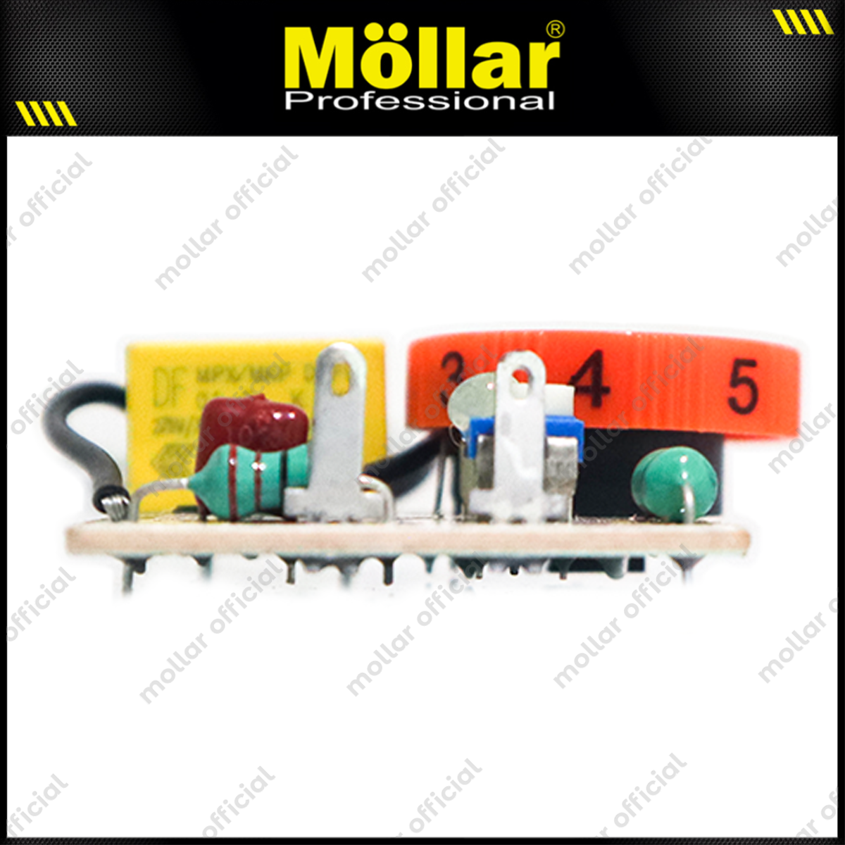 MOLLAR Variable Switch Mesin Mini Grinder MG005