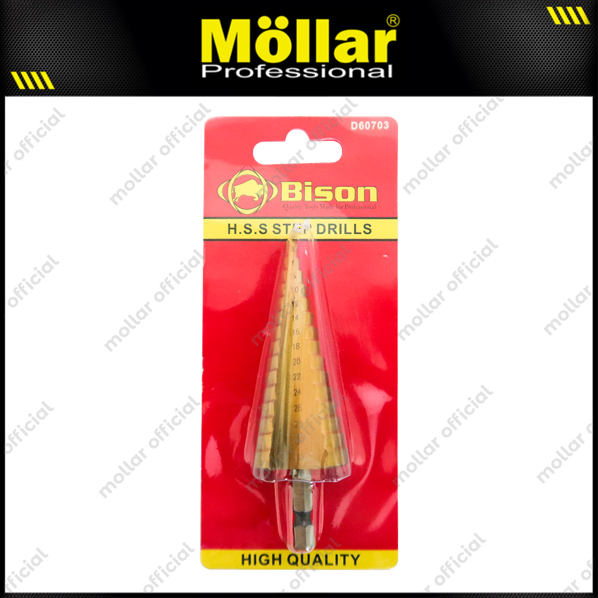 BISON D60703 Mata Bor Pagoda 4-32 mm