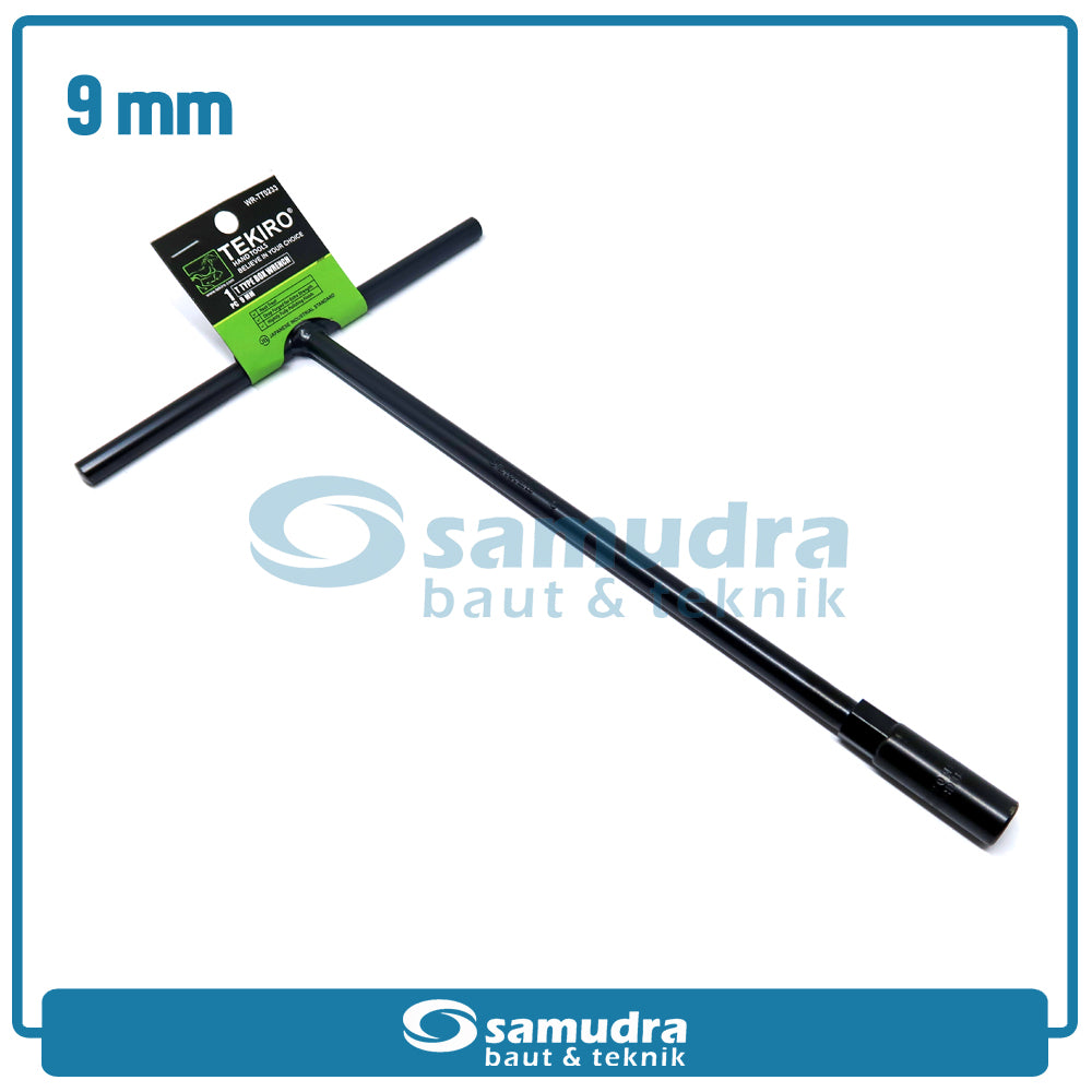 TEKIRO WR-TT0233 Kunci Sok T Hitam 9 mm