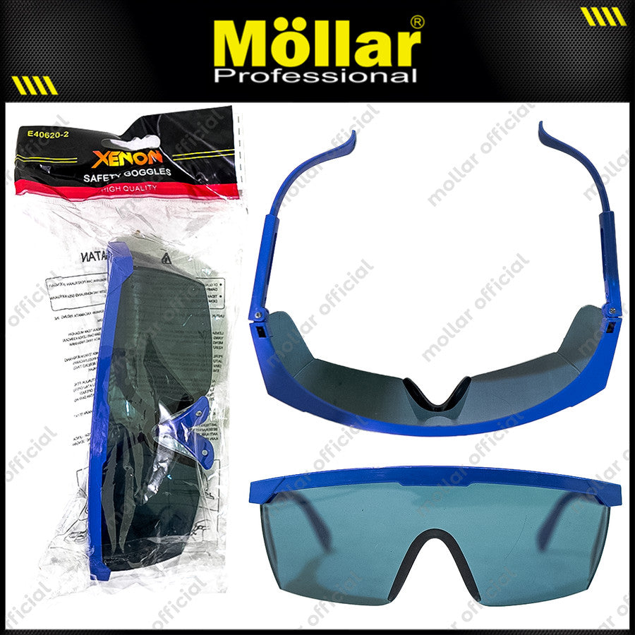 XENON E40620-2 Kacamata Safety Hitam KW2 / Safety Goggle