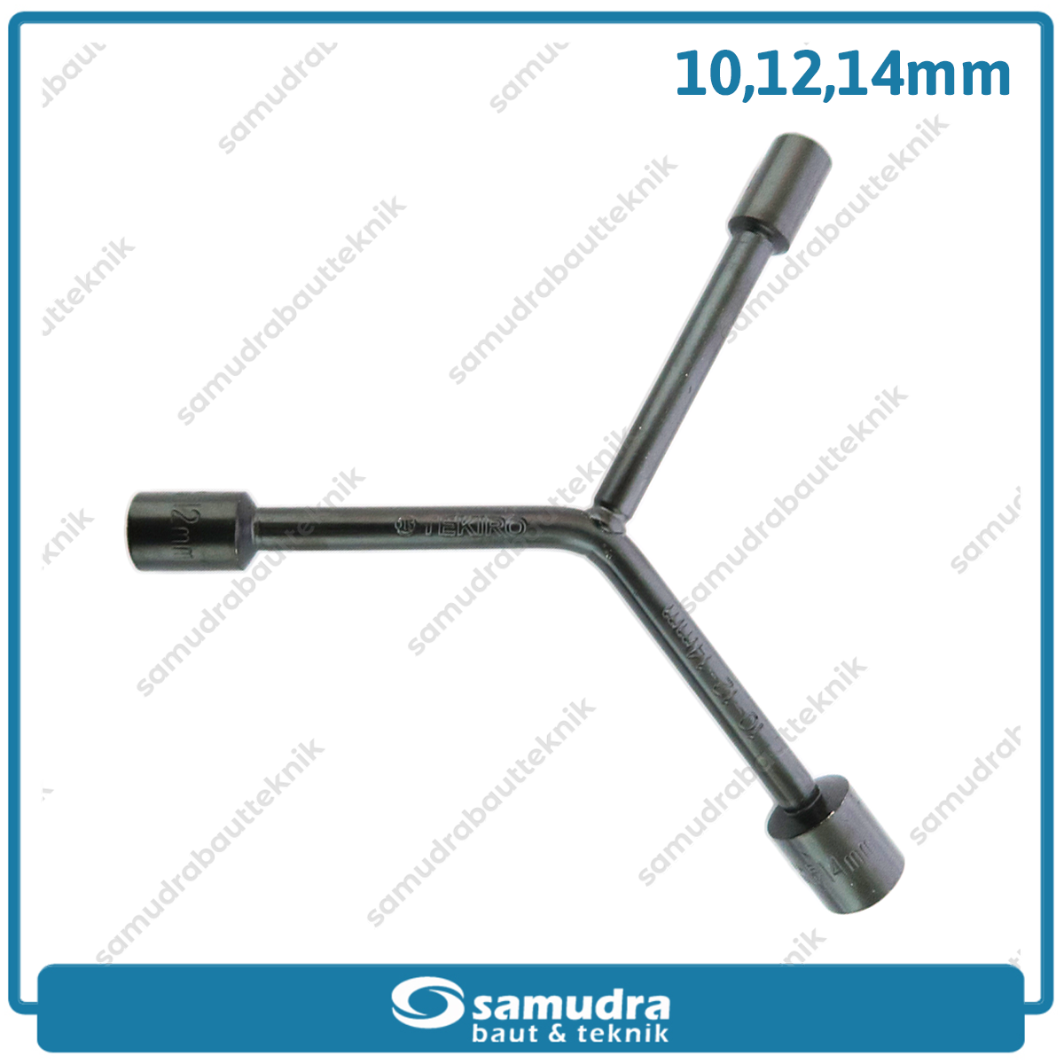 TEKIRO WR-YT0268 Kunci Sok Y Pendek 10-12-14 mm